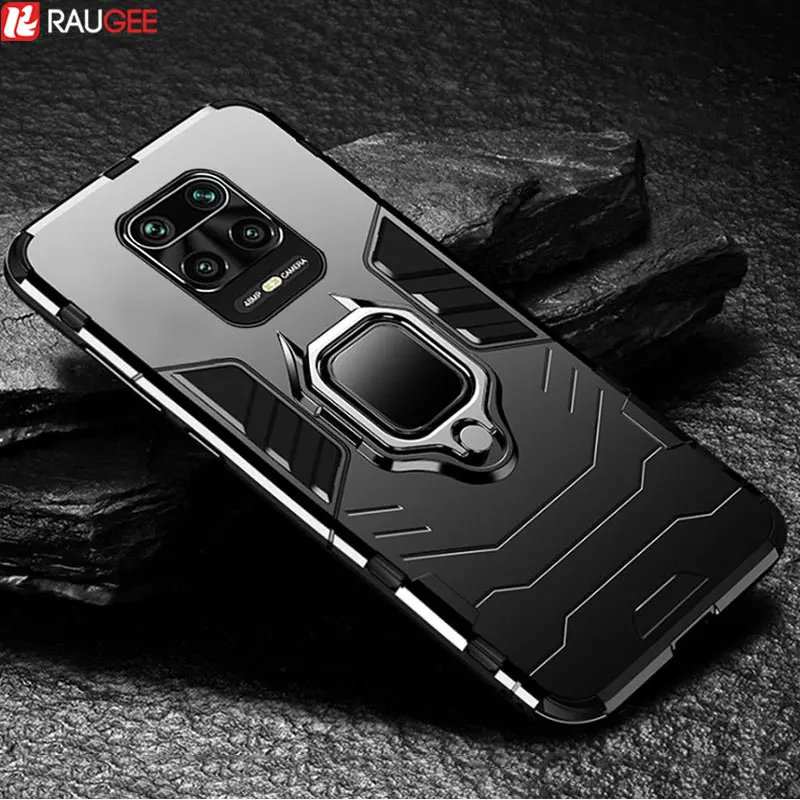 Чехол бампер для Xiaomi Redmi Note 9S чехол с металлическим кольцом телефона 9 S Pro Max