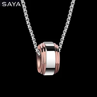 pendant for men tungsten carbide pendants jewelry with 2 0 titanium steel necklace engraving free shipping