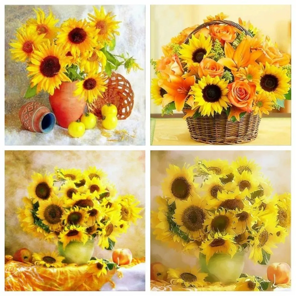 AZQSD алмазная живопись цветок вышивка крестиком рукоделие ремесла домашний декор