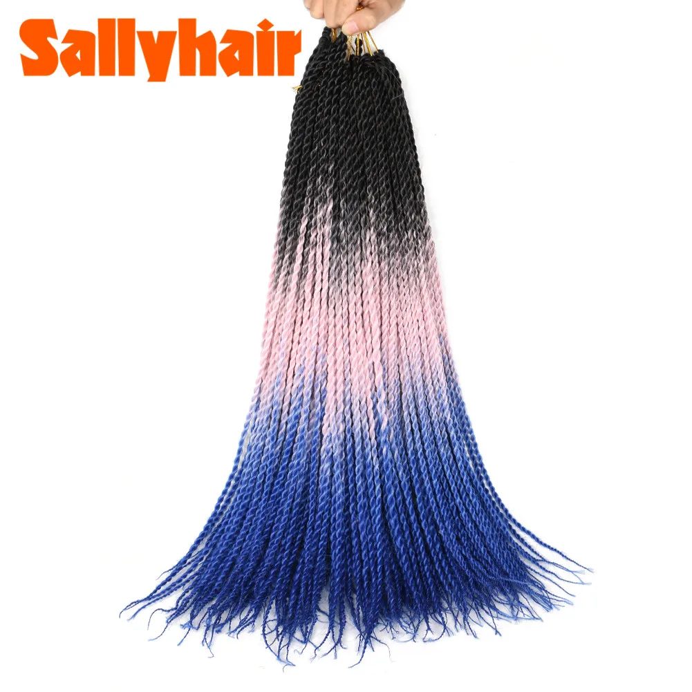 Синтетические плетеные косички для наращивания Сенегальские