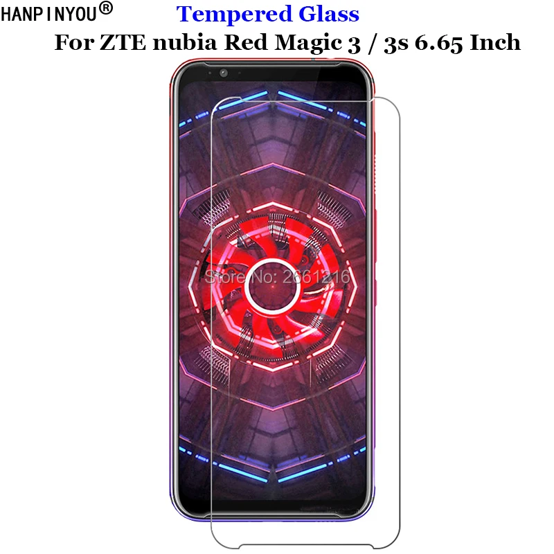 Для zte nubia Red Magic 3 Закаленное Стекло 9H 2.5D Премиум Защитная пленка для экрана 3s 6