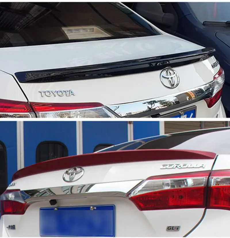 

Неокрашенный спойлер из АБС-пластика для Toyota Corolla 2014 2015 2016 2017