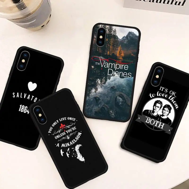 

The Vampire Diaries TV series Phone Case For iphone 12 11 13 7 8 6 s plus x xs xr pro max mini