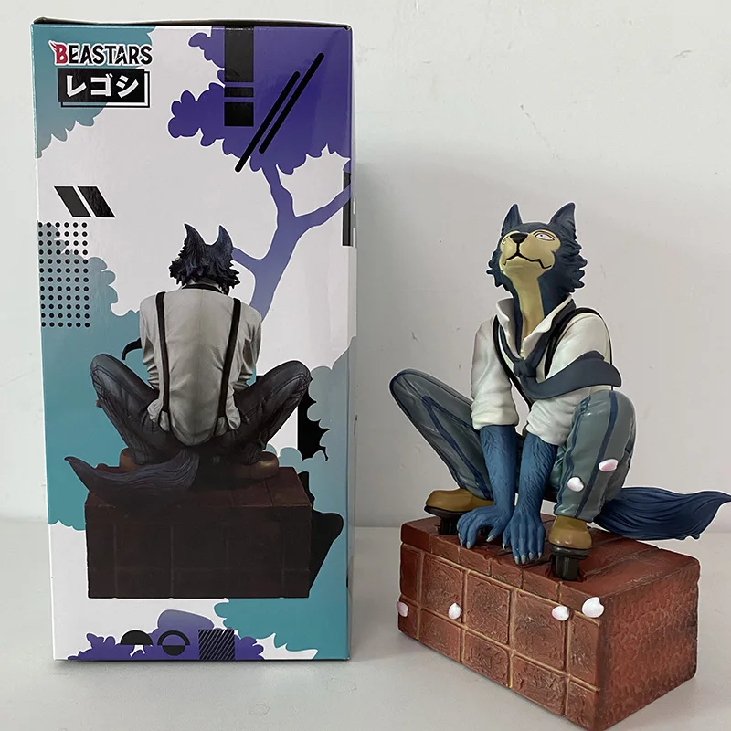 

Ainme Beastars Legoshi Timber Big Tail Wolf PVC Action Figure Doll Gift