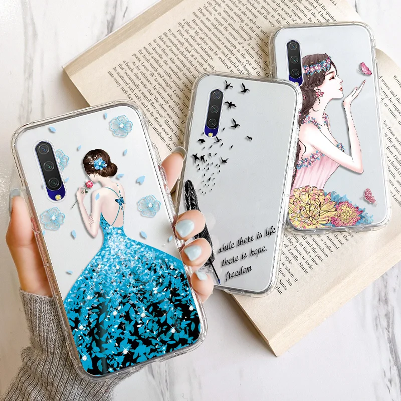 

Transparent Cases For Xiaomi Mi 10T Lite Case DIY Painted On Xiaomi Redmi Note 10S Mi 10 Pro Mi10 Ultra Luxuxy Clear Phone Cover