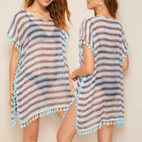 Новое модное женское летнее однотонное пляжное платье купальник бикини