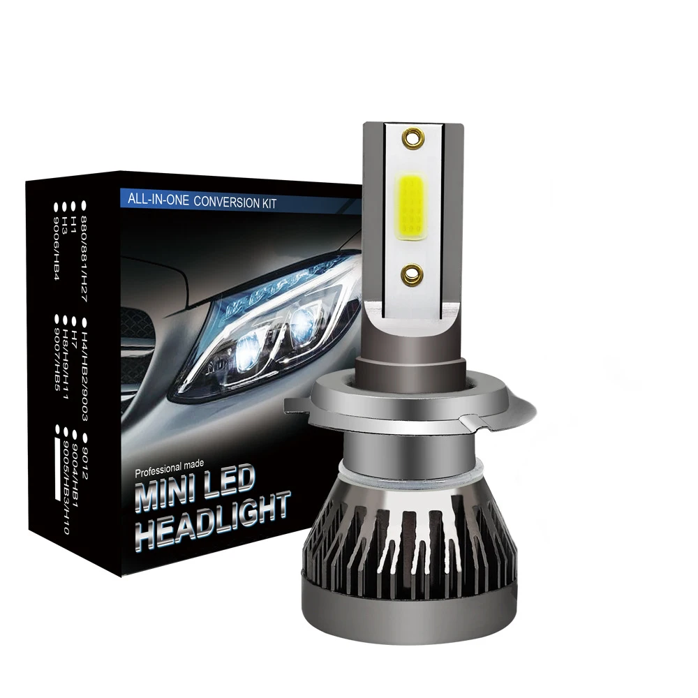 

Car Lamps COB H7 LED Car Led Headlight Bulbs 6000K Headlamps Kit Turbo Light Bulbs Auto LED Lamps Car Accessories For Auto