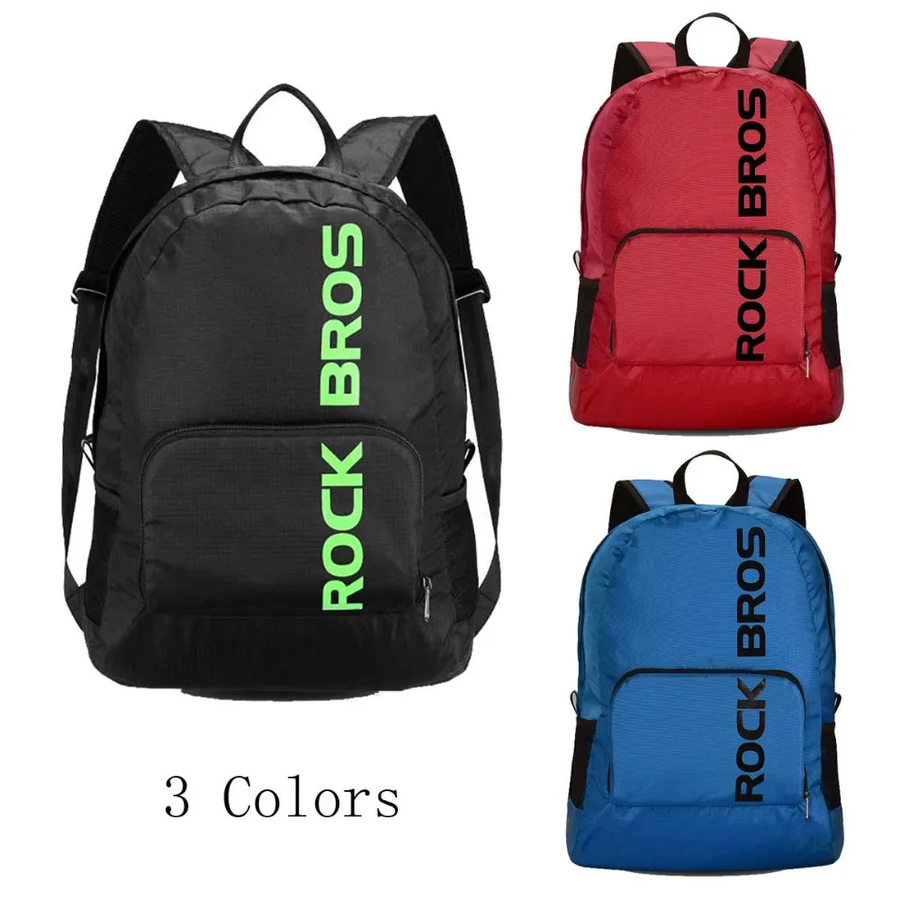 

ROCKBROS Portable Rainproof Backpack Foldable Cycling Bag Hiking Camping Bicycle Bike Bags Men Women Package Bicycle accessorie