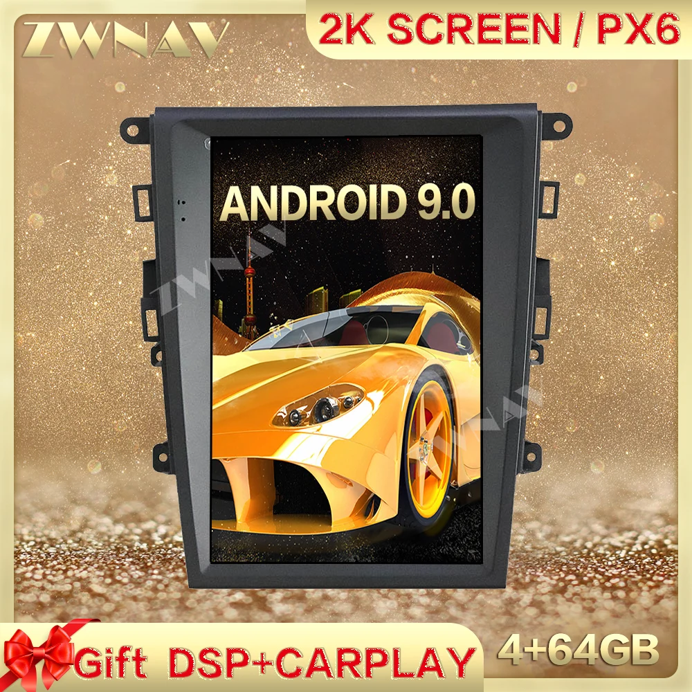 DSP Carplay вертикальный Tesla экран 4 + 64G Android 9 0 автомобильный мультимедийный плеер для