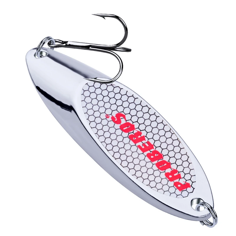 1 Pcs Hot Sale 3g-60g Metal Spinner Spoon Trout Fishing Lure Hard Bait Paillette Artificial Bait Small Hard Sequins Spinner