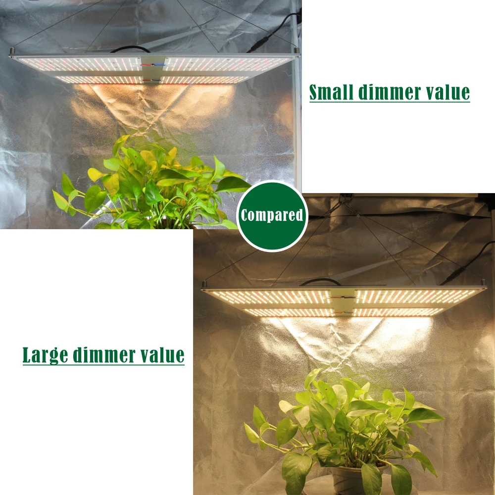 

Idealight LED Grow Light Panel Full Spectrum with UV IR Daisy Chain 480W Pro Grow Lamps Hydroponic Hanging Kit for Indoor Plants