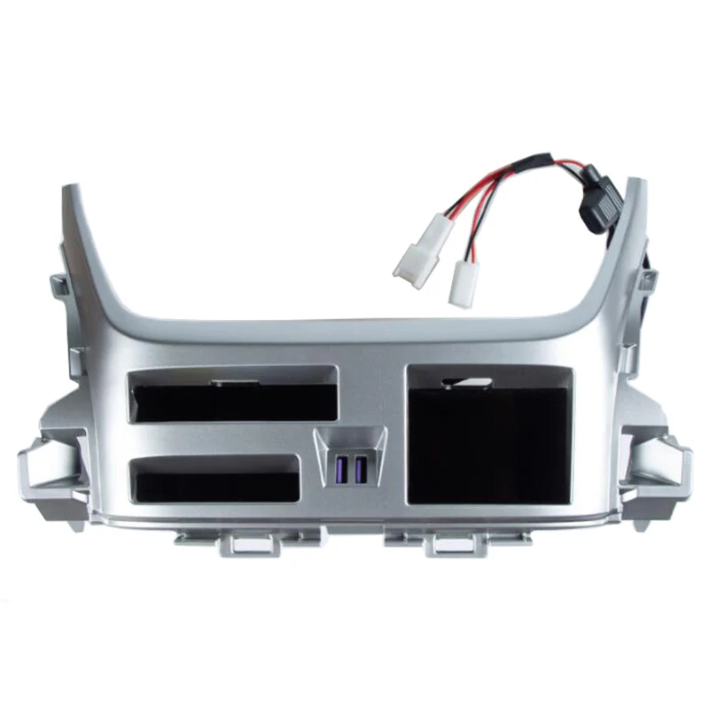 

Беспроводная зарядка через USB, многофункциональная центральная кассета для хранения для Toyota Land Cruiser 200, 2016, 2017, 2018, 2019, 2020