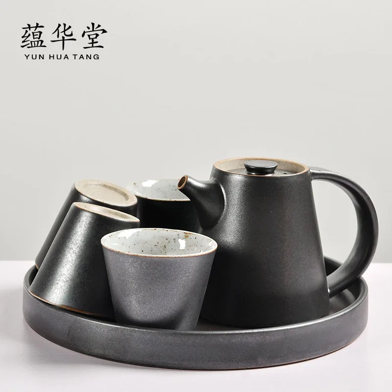 

Japanese Style Travel Set Portable Tea Set Porcelain Dinner Sets Luxury Tea Tasting Set Tea Ceremony Szklanki Household Eg50cj