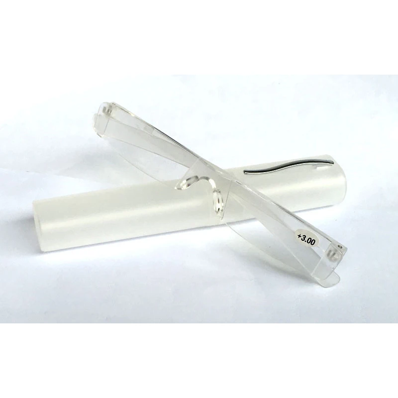 Модная ручка для очков чтения полимерная линза цельная портативная мини лупа