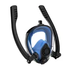 Mаска для подводного mаска для плавания 2020, маска для подводного плавания на все лицо, двойная дыхательная трубка, маска для подводного плавания