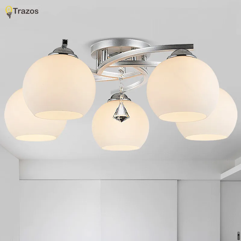 

Modern Crystal Ceiling Lights For Kitchen Living room Kids Bedroom Ceiling Lamp Vintage LED Dining room Light abajur para quarto