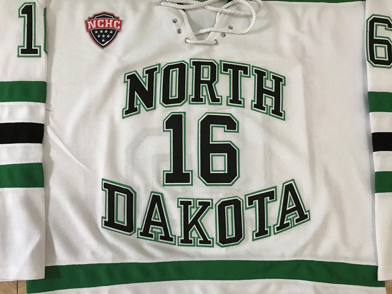

North Dakota Fighting Sioux 16 Brock Boeser MEN'S Hockey Jersey Embroidery Stitched Customize any number and name
