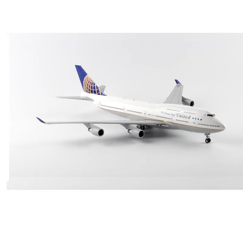1:200 весы Соединенные дыхательные пути B747-400 авиакомпаний модель с основанием