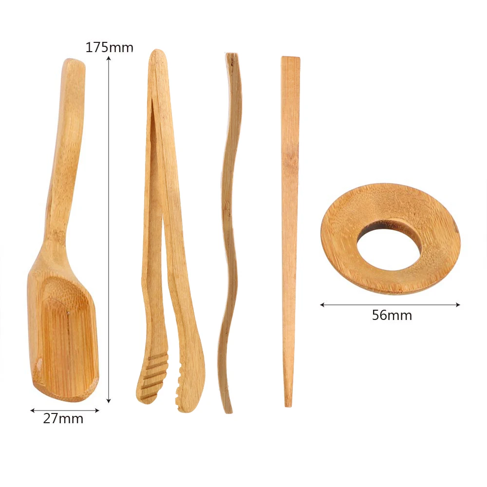 Набор деревянных чайных принадлежностей набор для чайной церемонии 5 шт./компл.