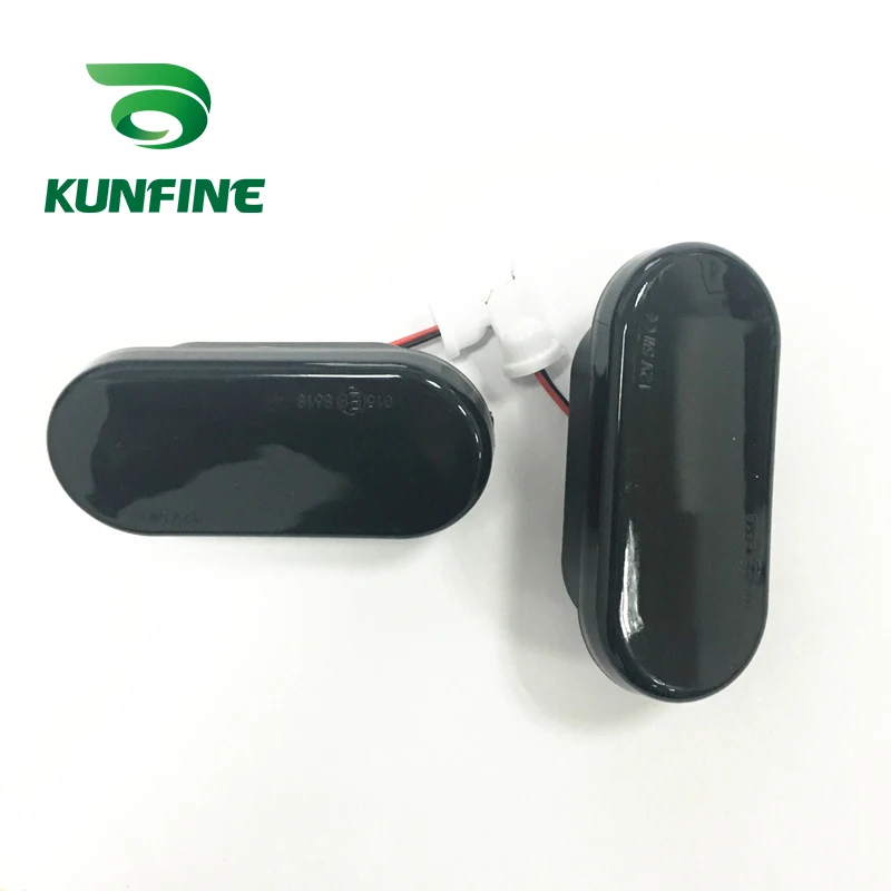 Пара светодиодных динамический Боковой габаритный фонарь поворота светильник