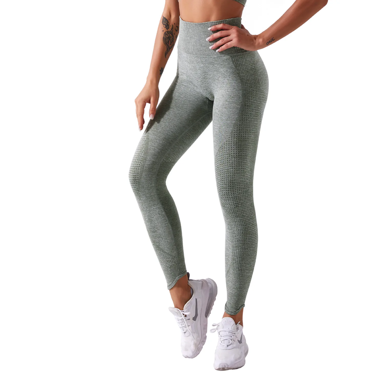 

Women's Gym Shark Pants 6 Colors High Waist Seamless Yoga Running Quick-Drying Top Sports Leggings Back Pocket Free Shipping