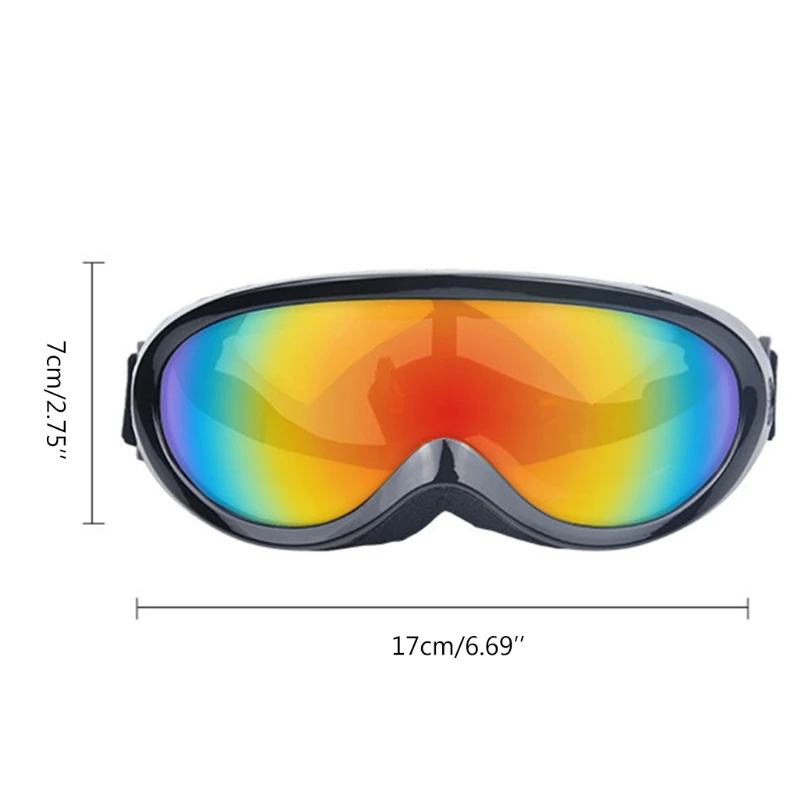 Практичные лыжные очки с регулируемой пряжкой твердая и Удобная губка