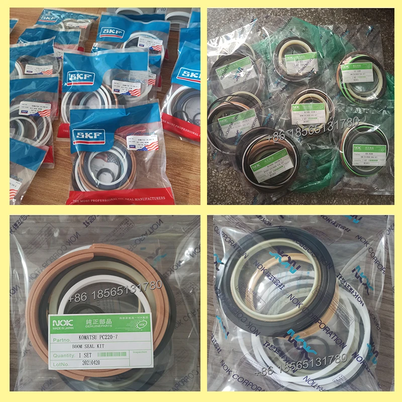 

Hot Sell! PC220-1/2/3/5/7 PC200-6/7 PC210-56 PC200-1/2/3 Boom Bucket Arm Hydraulic Cylinder Seal Kit Komatsu Excavator NOK SKF