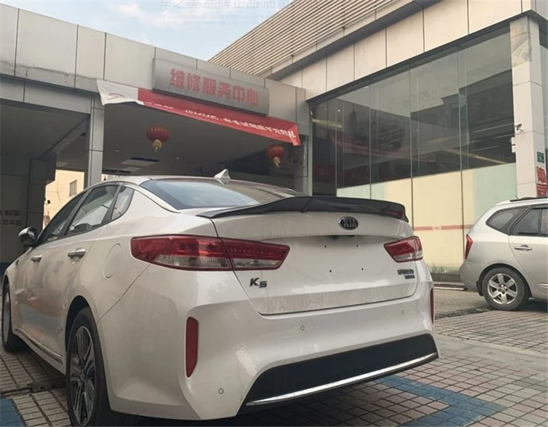 

Car-styling R Style Luster Carbon Fiber/FRP Rear Trunk Spoiler Wing Fit for KIA K5 Optima 2016 - 2018