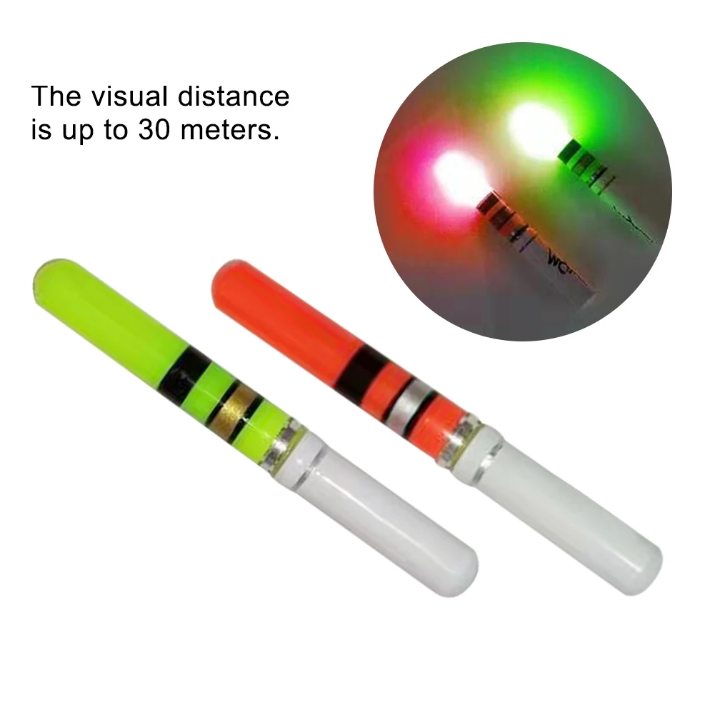 

10pcs/pack Luminous Glowing Float Tail Led Light Stick Night Fishing Float Taillight Luminous Rod Tackle Fishing Accessories