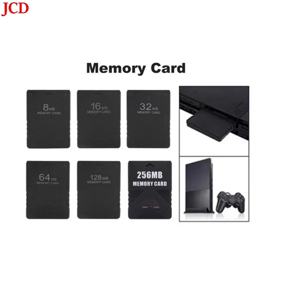 JCD 1 шт. для PS2 8 Мб/16 Мб/32 Мб/64 МБ/128 МБ/256 Мб карта памяти карты расширения подходящие