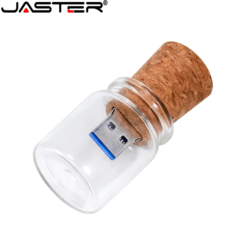 Флэш-накопитель JASTER модный креативный Дрифт бутылка + пробка USB картонная