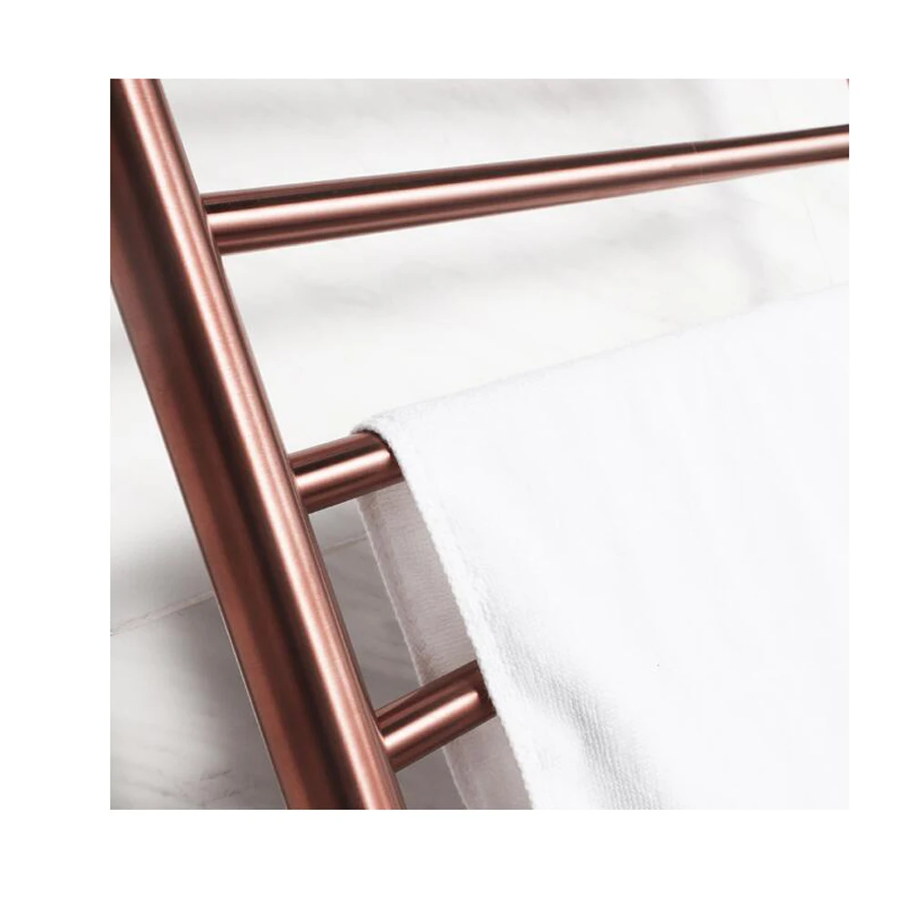 Новинка роскошный полотенцесушитель с подогревом из розового золота