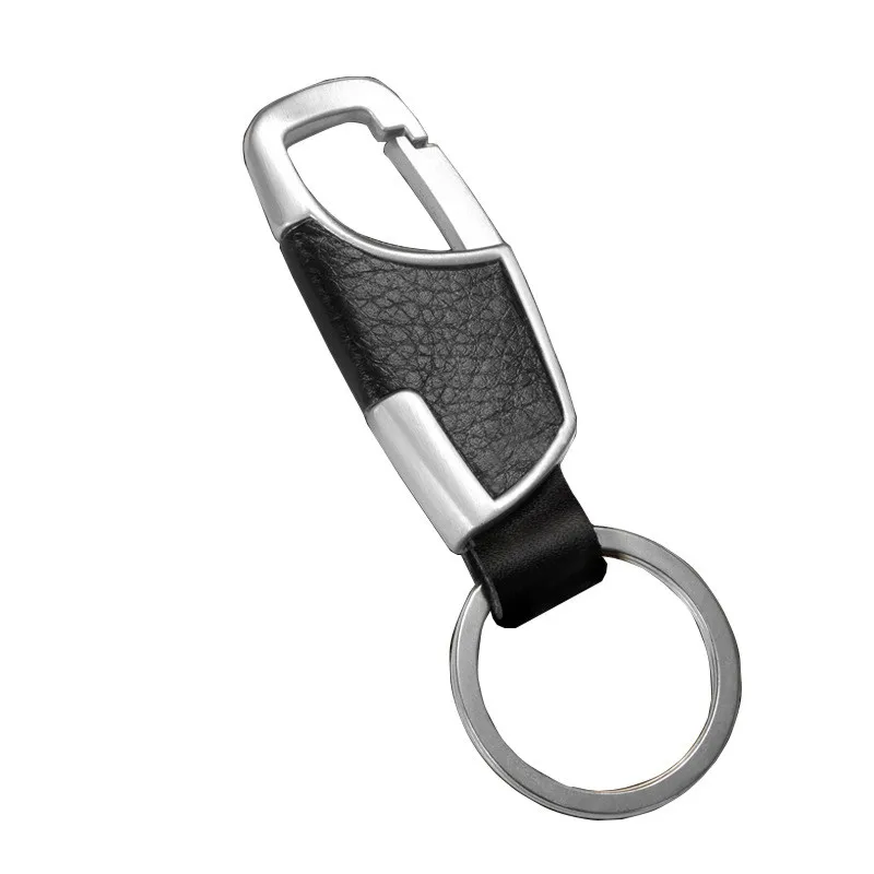 Высококачественные гальванические кожаные застежки для ключей из цинкового