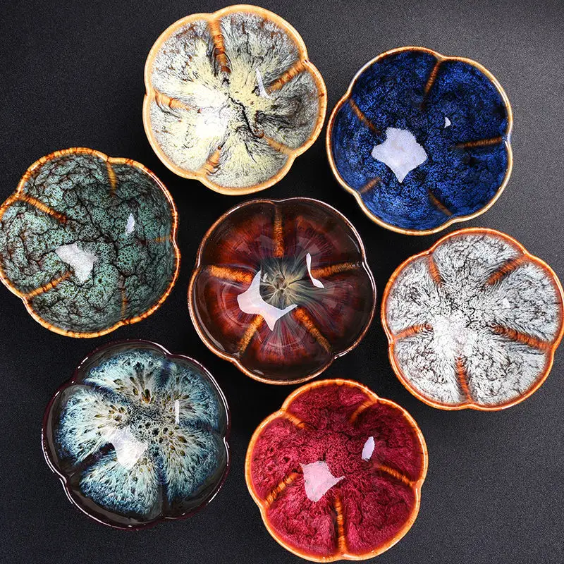 Керамическая одинарная чашка Jianzhan с шляпкой чайная для чая мастера чайный набор