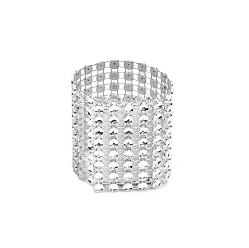 10 шт. золотые и серебряные кольца для салфеток пряжки стульев украшение