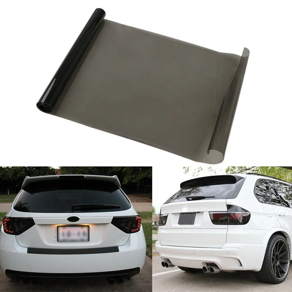 

Fog Light Smoke Film Sticker Front Hood LED Headlight Side Marker Lights