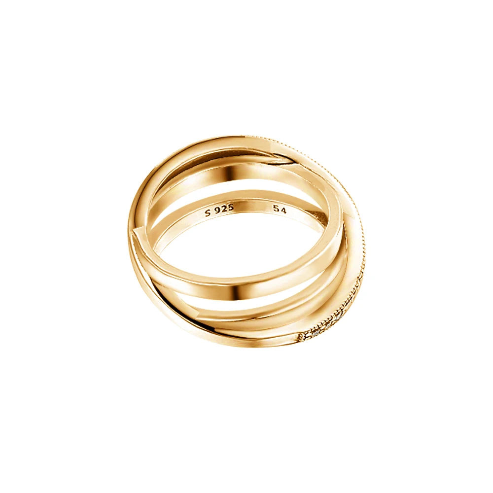 

Кольцо с тремя кольцами, подлинное женское серебряное Ювелирное кольцо с крестообразным основанием, серебряные кольца для изготовления юв...