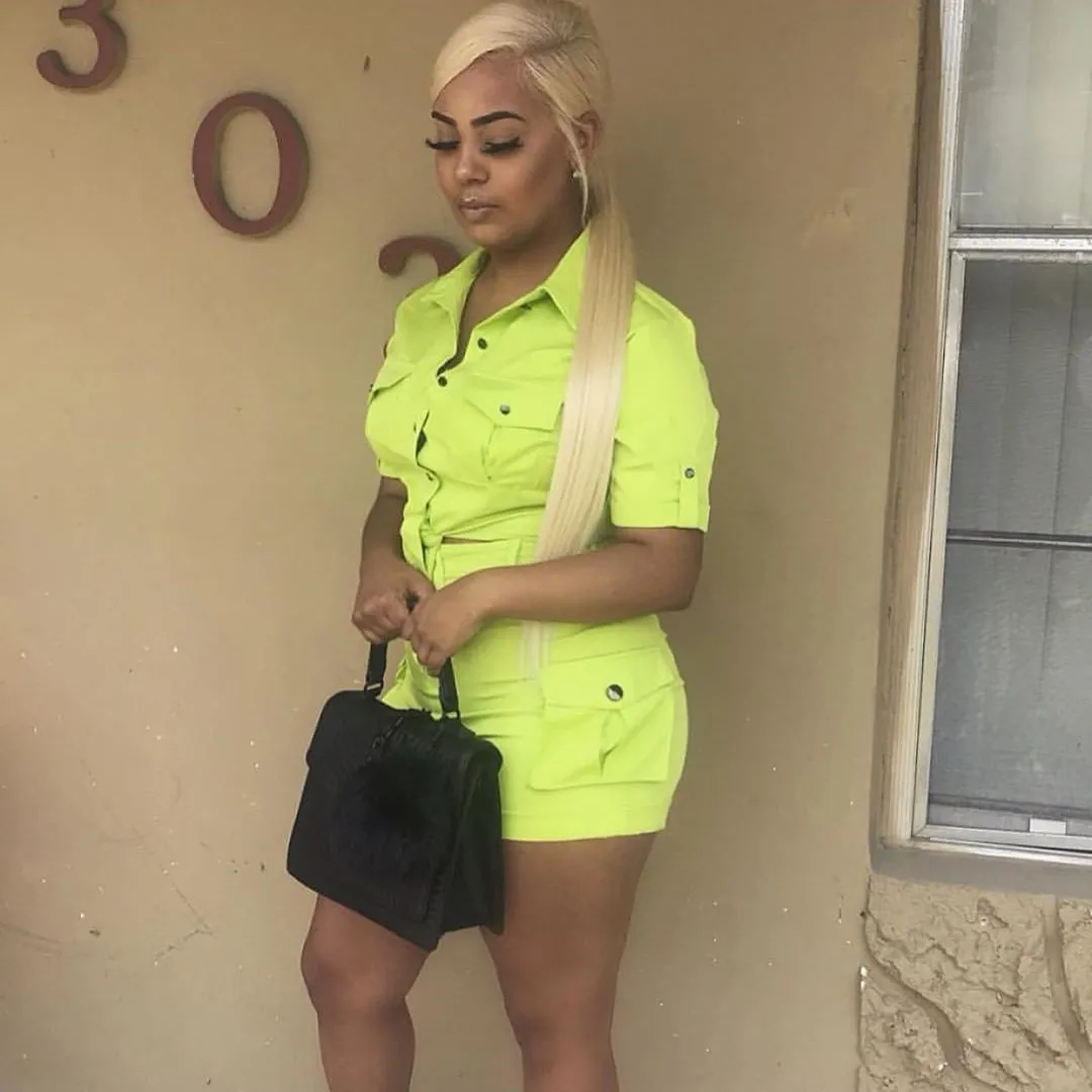 2019 комплект из двух предметов повседневный джинсовый костюм женский короткий