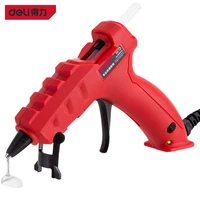 deli dl408040 hot melt glue gun electrical household tool diy tools ptc heating aluminum alloy outlet glue independent switch