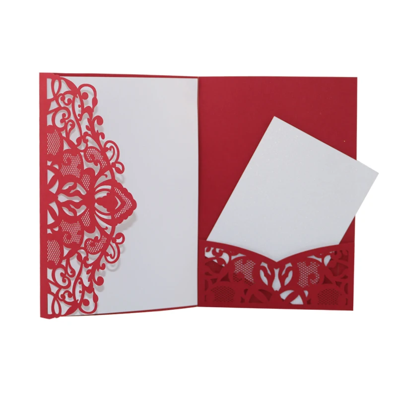 1 шт. элегантные открытки-пригласительные на свадьбу | Дом и сад