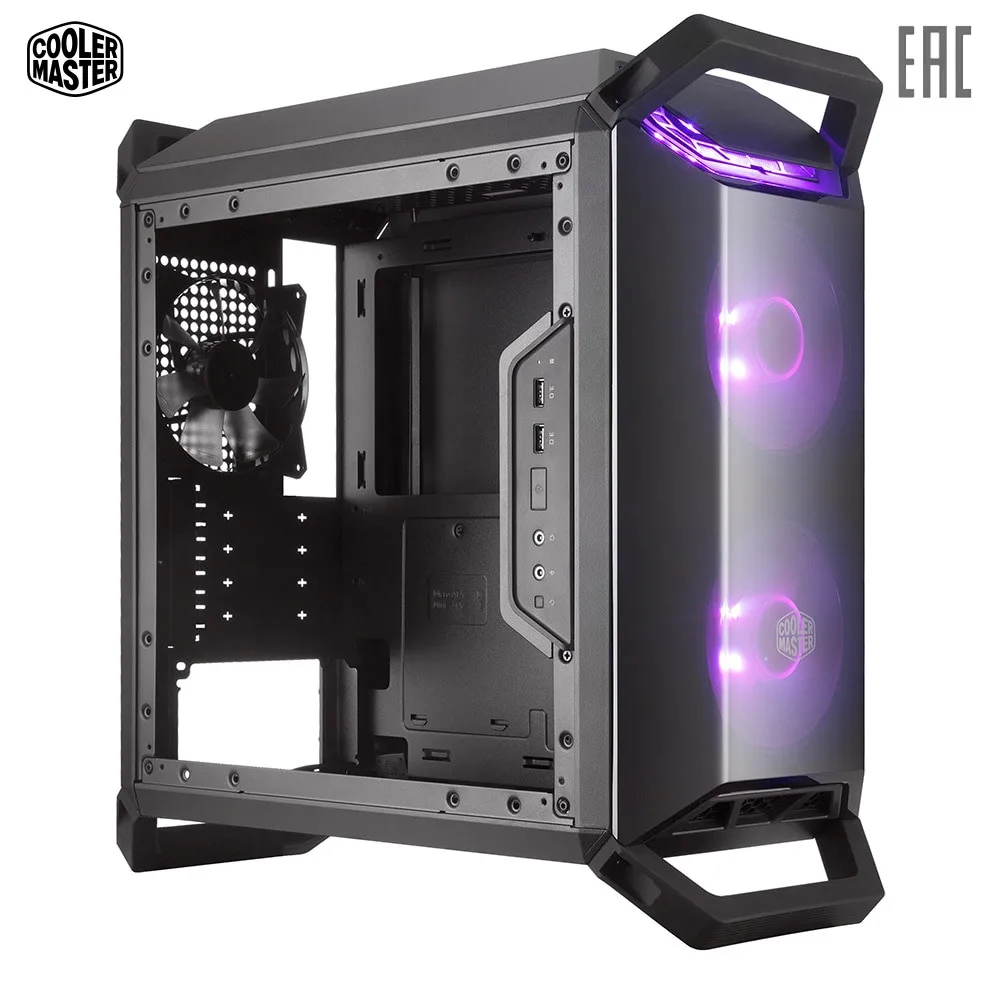 Корпус COOLER MASTER MasterBox Q300P MiniTower без Б/П MicroATX MiniITX Цвет черный MCB KANN S02|Корпуса для
