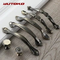 yutoko cabinet handles noble antique drawer pulls vintage kitchen cabinet handles and knobs retro furniture handles 6036