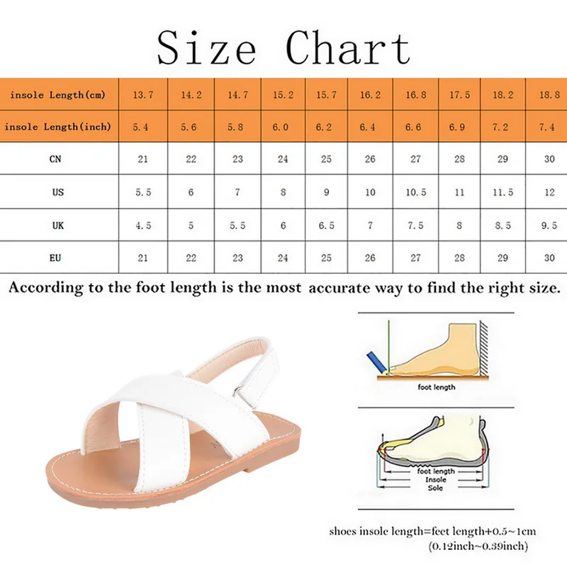 

Litthing Toddlers Boys Girls Sandals Summer Children's Beach Shoes Kids Fashion Sandals Cross-tied Anti-sliperry Soft Simple