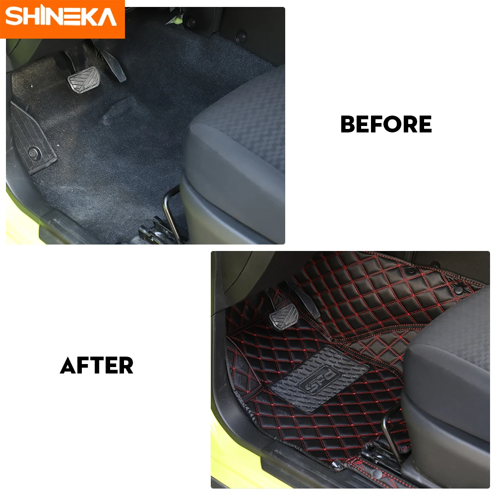 Подставки SHINEKA для ног Suzuki Jimny противоскользящие защитные напольные коврики