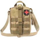 Уличная Военная Тактическая Сумка через плечо с системой Молле, рюкзак для пешего туризма, кемпинга, охоты, спорта, скалолазания, камуфляжная медицинская поясная сумка для повседневного использования