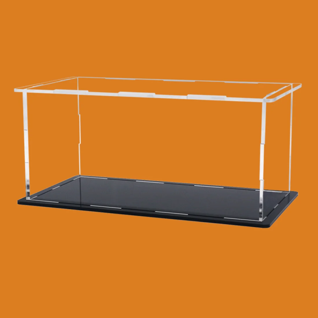 

3mm Thickness Building Block Acrylic Display Box for City Space Mars Research Shuttle 60226 (No Model ,Only Kits)- Black Bottom