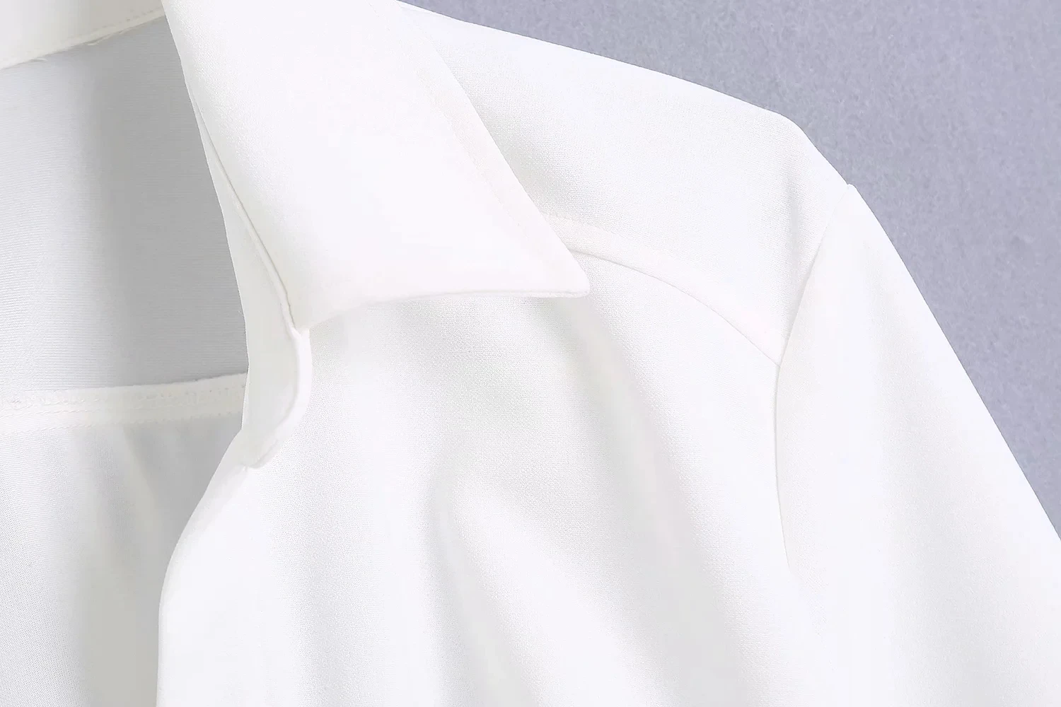 

Za two-piece women's 2021 fashion pleated white short shirt suit high waist skirt suit female summer casual suit Female Outfit