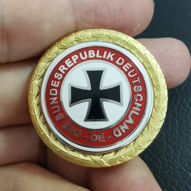 WW2 German Imperial Army Iron Cross Military Enamel Brooch Pin Backpack Bag Lapel Pins Brooches Fashion Jewelry Accessories