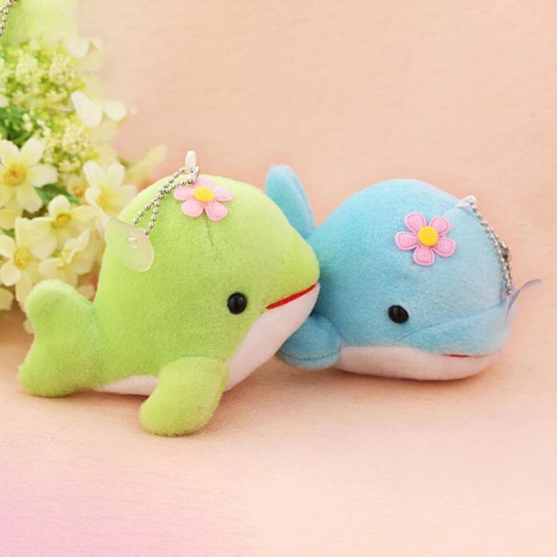 

5 Color 13CM Dolphin Plush Toy Doll ;Stuffed Keychain Pendant Plush Toy