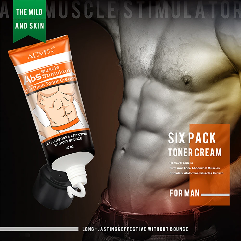 Powerful ABS Muscle Stimulation Cream Anti Cellulite Strong Slimming Six Pack Toner Burn Fat Weight Lose Gel | Красота и здоровье